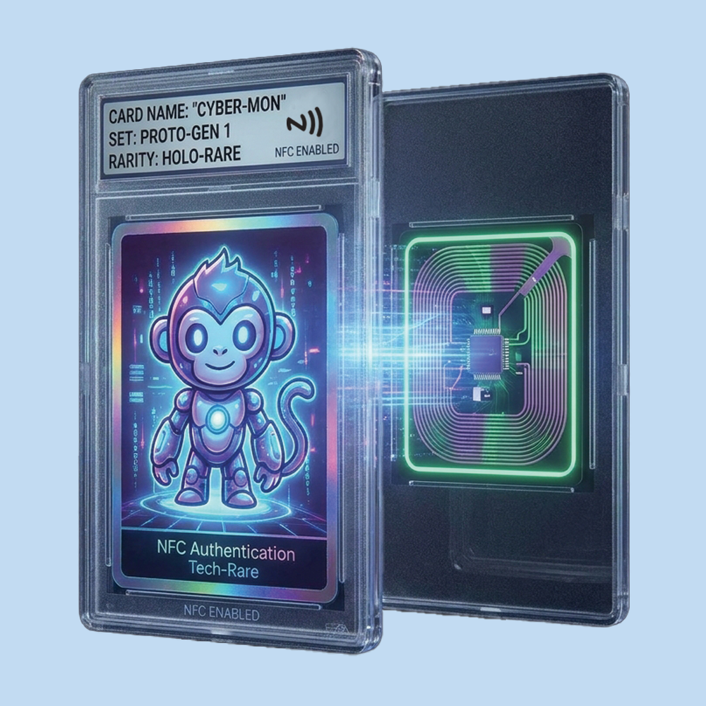 Trading Card with Embedded NFC