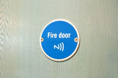 Fire door and NFC