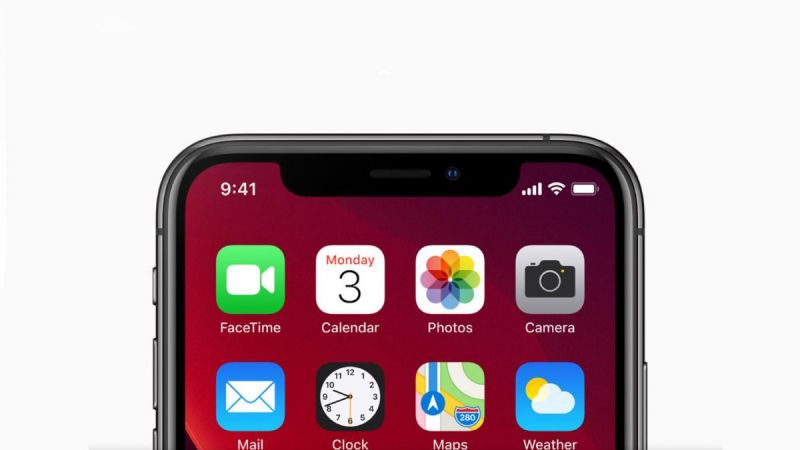 screen grab of ios13 phone page