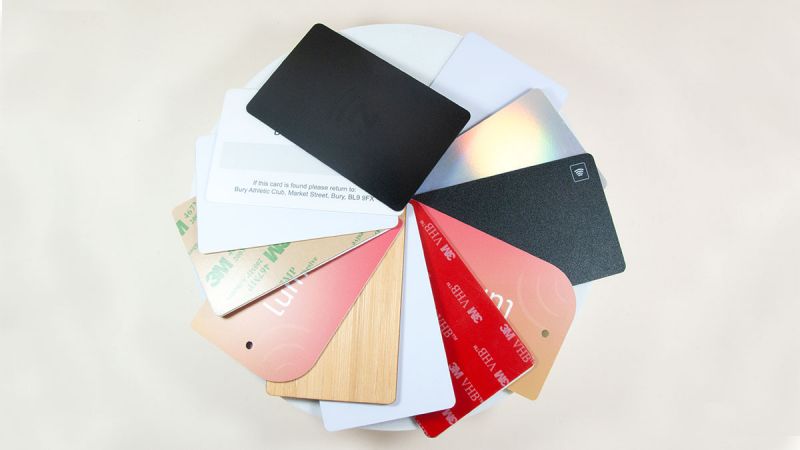 Group image of all PVC cards