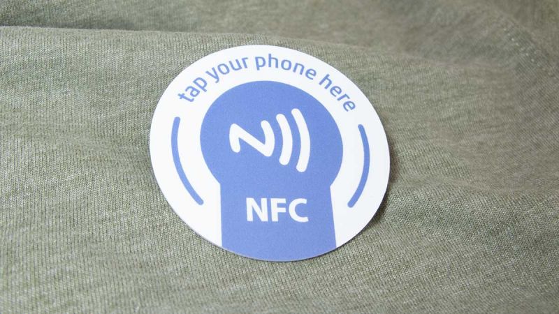 nfc enabled marketing badge