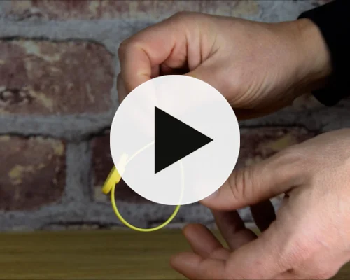 video of Reusable Disc NFC Cable Tie