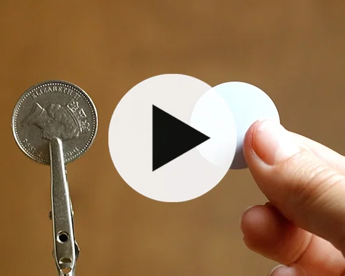 video of 25mm PVC Disc NTAG424