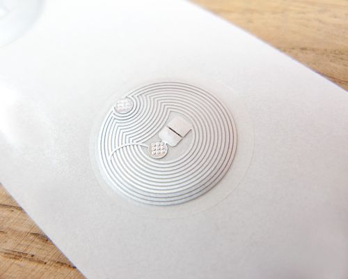 Image of 18mm Wet Inlay NTAG424 NFC tag