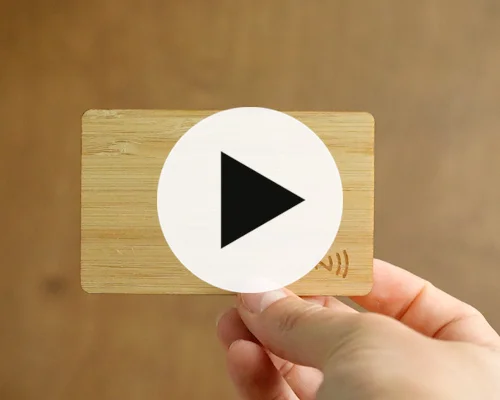 video of Connect Card Bamboo