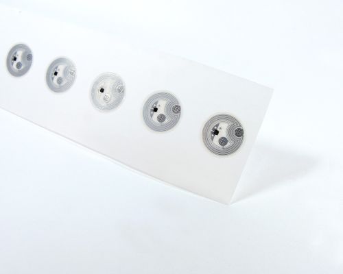 Image of 15mm Clear NTAG424 Type A NFC Tag