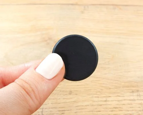 Detail of an NFC 26mm PPS Disc Tag NTAG424