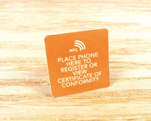 Image of Asset Tag On-Metal Square NFC Tag