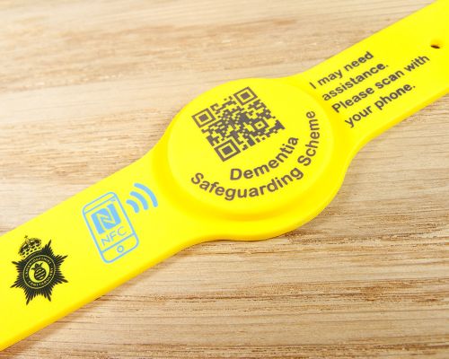 Close up image of an NFC Dementia Safeguarding NFC Pack