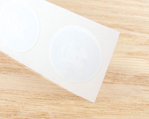 Image of 28mm White ICODE 3 NFC Tag