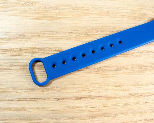 Side view of the NFC Premium Slim Popclip NFC Wristband