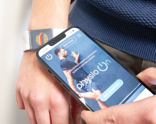 Side view of the NFC Elastic Fabric NFC Wristband