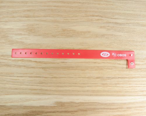 Side view of the NFC Slim Flex NFC Wristband