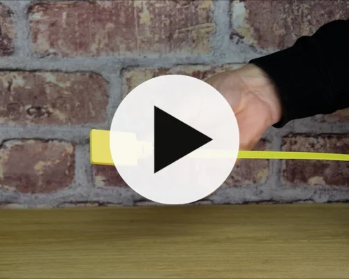 video of Plate NFC cable tie