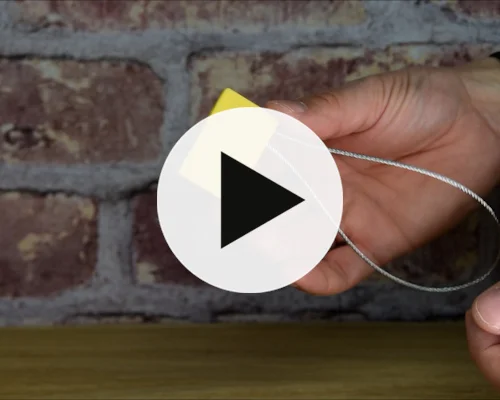 video of Flag NFC Metal Cable Tie