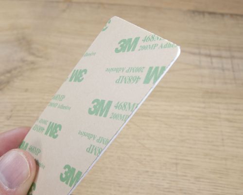 Side view of the NFC NFC Adhesive Card (On-Metal)