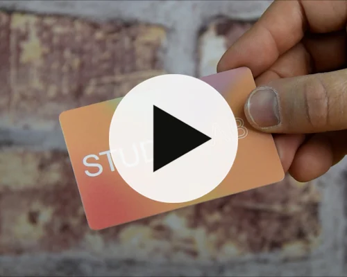 video of Custom PVC Card NTAG215