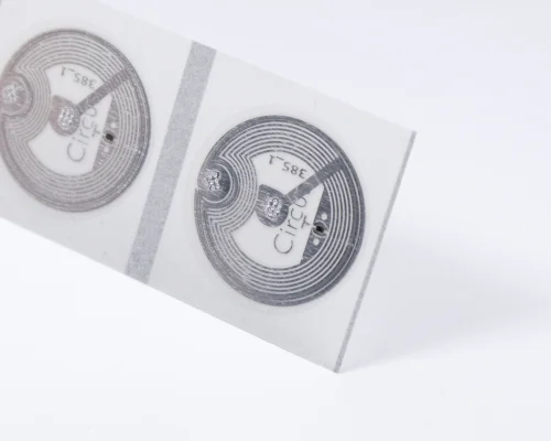 Image of 22mm Clear NTAG213 NFC Tag