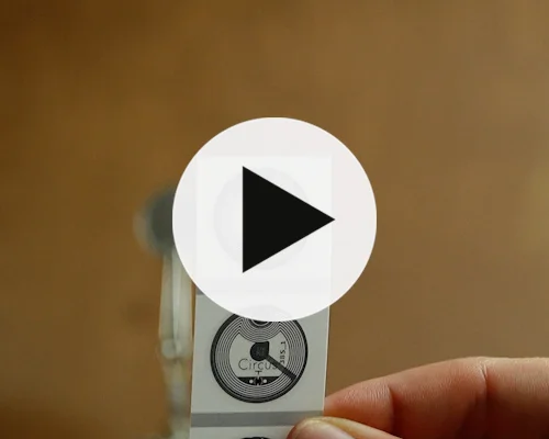 video of 22mm Clear NTAG213