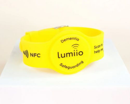 Image of NFC Lumiio Dementia Safeguarding Wristband