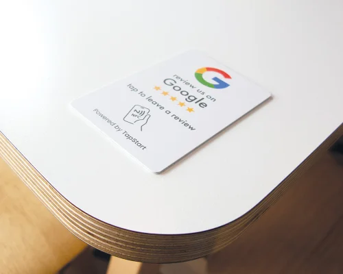 Image of Google Review Stick-on Card NFC tag