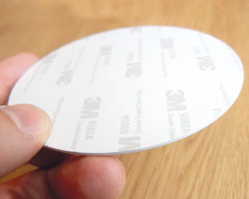Side view of the NFC Google Dome Review Plate