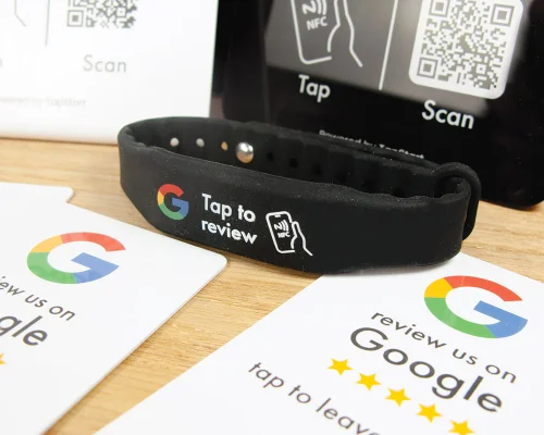 Detail of an NFC Google Review Bundle