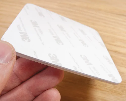 Side view of the NFC Custom Print Pro Review Plate