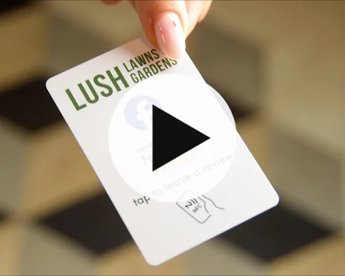 video of Custom Print Review Carry Card