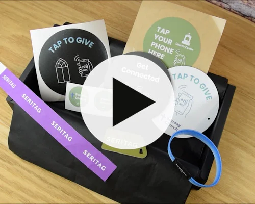 video of Church NFC Tag Sample Pack