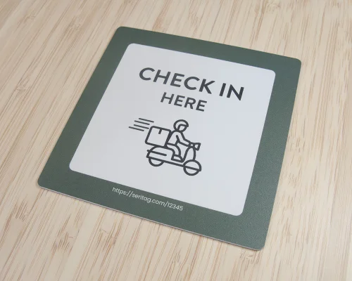 Side view of the NFC Checkpoint NFC Tag