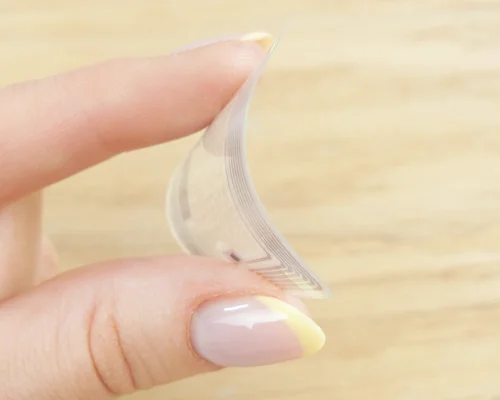 Detail of an NFC 35mm Clear NTAG424