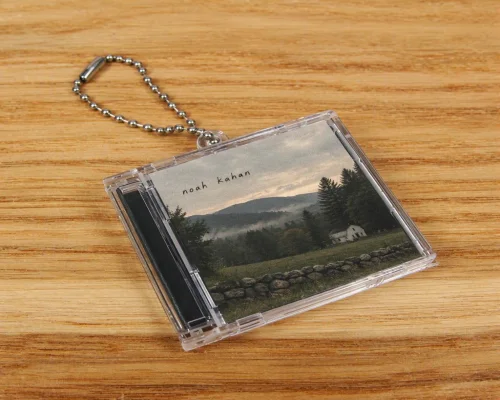 Side view of the NFC CD Keyfobs NTAG213