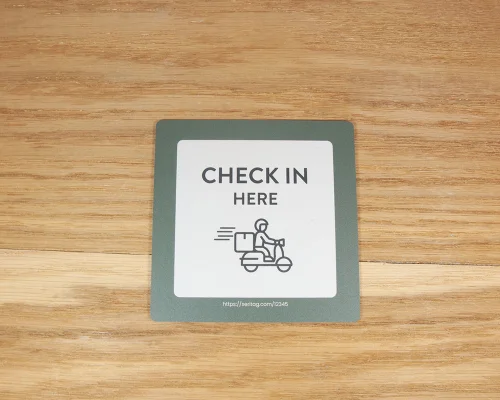 Side view of the NFC Checkpoint Pro NFC Tag