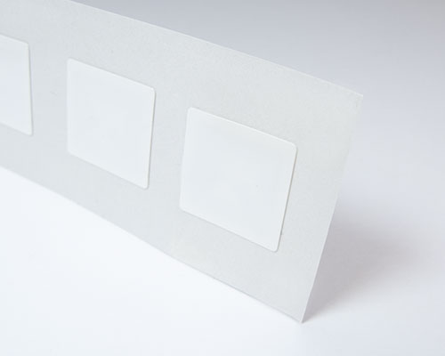 Image of 19mm Square White NTAG213 NFC Tag