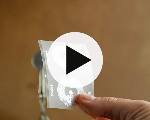 video of 25mm Dry Inlay NTAG213