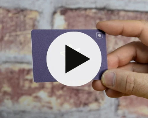 video of Custom PVC Card NTAG213