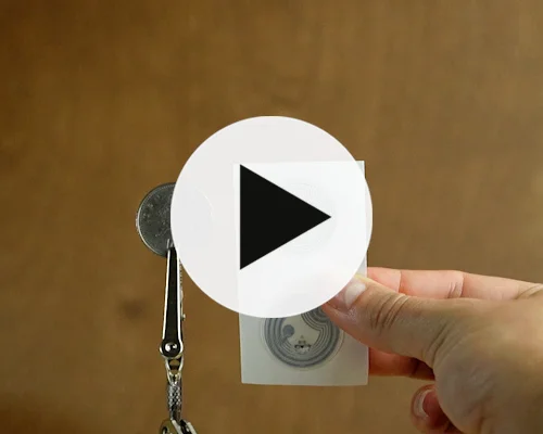 video of 25mm Garment Spec NTAG213