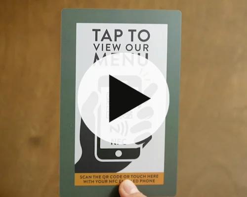 video of NFC Table Cards