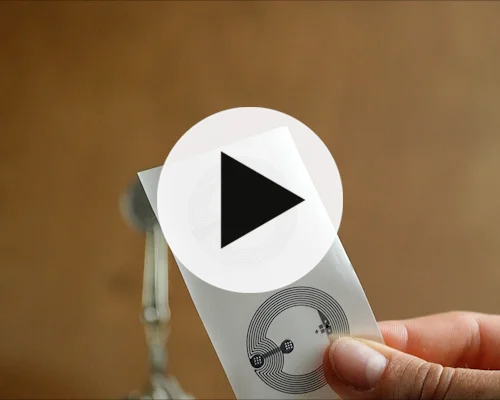 video of 29mm Clear NTAG213