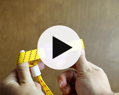 video of NFC Fabric Strap Wristband