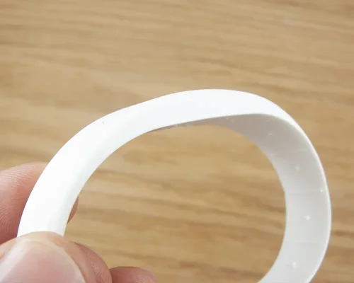 Side view of the NFC Classic Silicone NFC Wristband