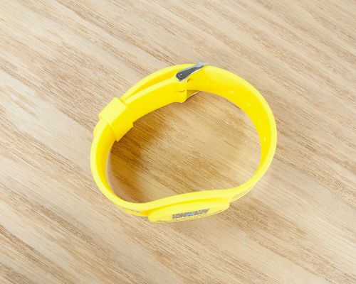 Side view of the NFC Adjustable Premium NFC Wristband