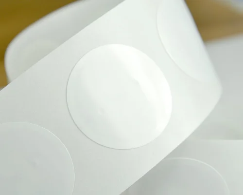 Side view of the NFC 29mm White NTAG213